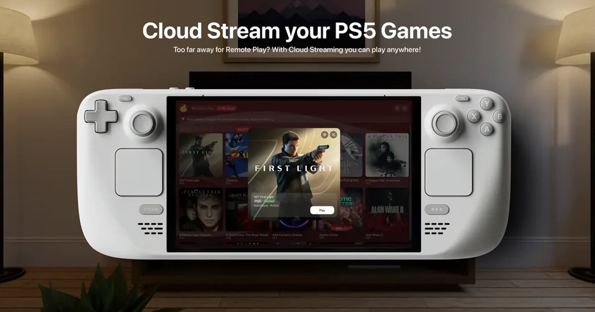You can now stream PS Plus games to Steam Deck without owning a PS5 - and without buying a PS Portal