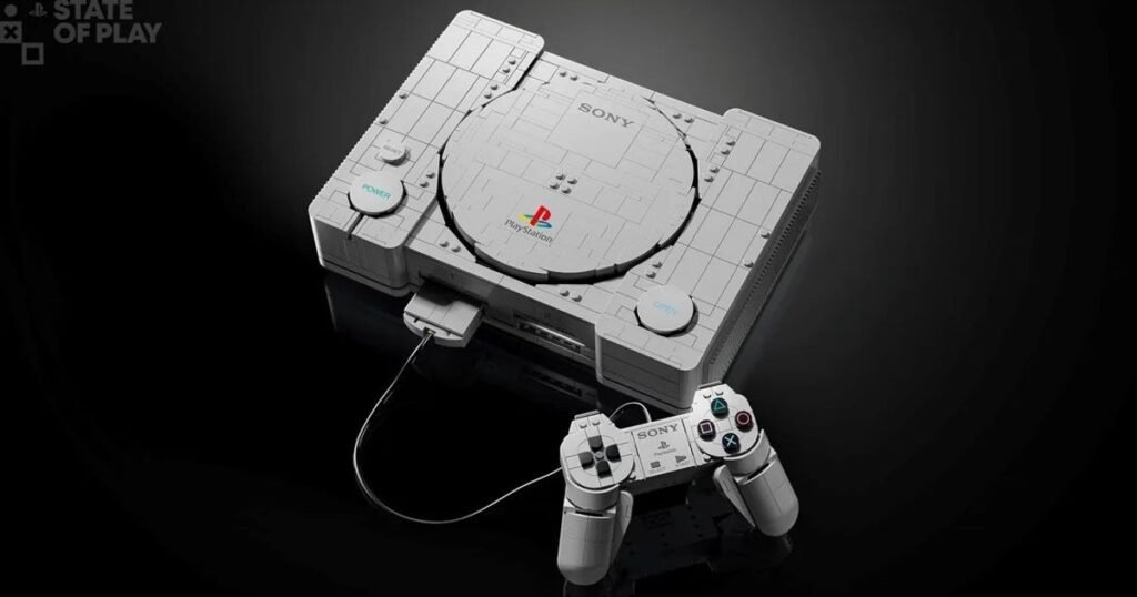A Lego replica of the original PlayStation will be available next month