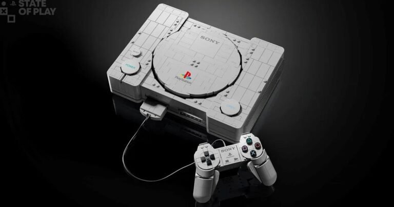 A Lego replica of the original PlayStation will be available next month