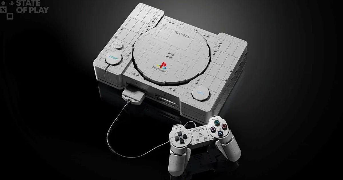 A Lego replica of the original PlayStation will be available next month