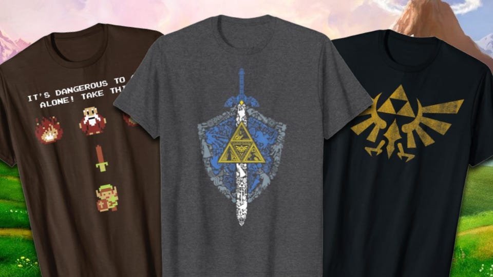 A Ton of Legend of Zelda T-Shirts Are Getting Price Cuts Today
