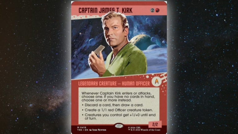 Brandon Sanderson Praises the Upcoming MTG Star Trek Set for a 'Perfect Kirk' Card