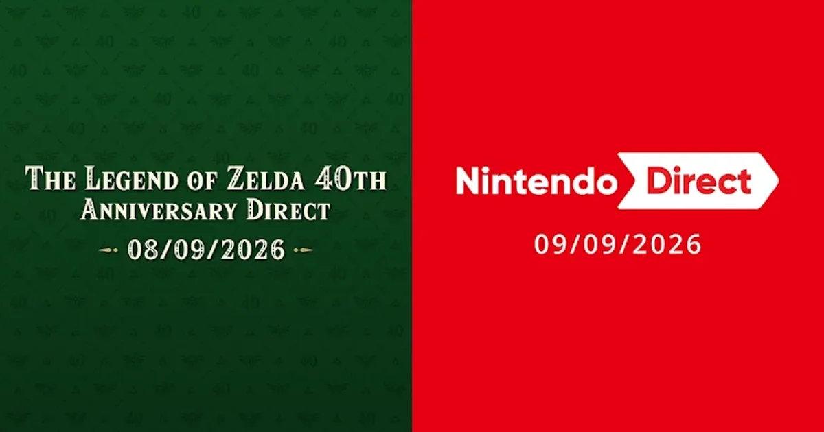 Next week, for the first time ever, Nintendo is hosting two Directs back-to-back - and the first one is dedicated to The Legend of Zelda's 40th anniversary