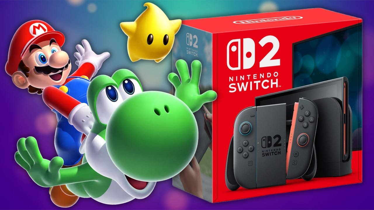 Save $50 on a Nintendo Switch 2 and Super Mario Galaxy Bundle at Walmart