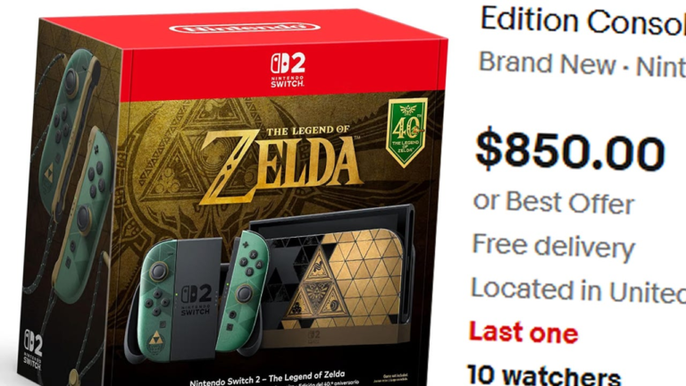 Zelda 40th Anniversary Switch 2 Sells Out at Retailers Instantly