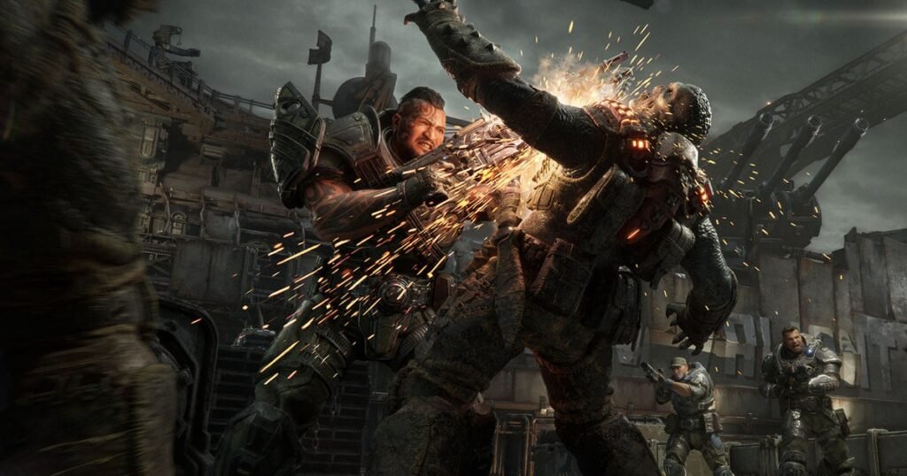 "We felt that fans were getting a bit desensitised to the violence" Gears of War: E-Day devs made a "big investment" in gore, and weirdly, it works